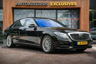 Mercedes-Benz S-klasse 500 PLUG-IN HYBRID Lang Prestige Plus Panoramadak Luchtvering Adapt. Cruise Massage Burmester Stoelclima Keyless 360cam