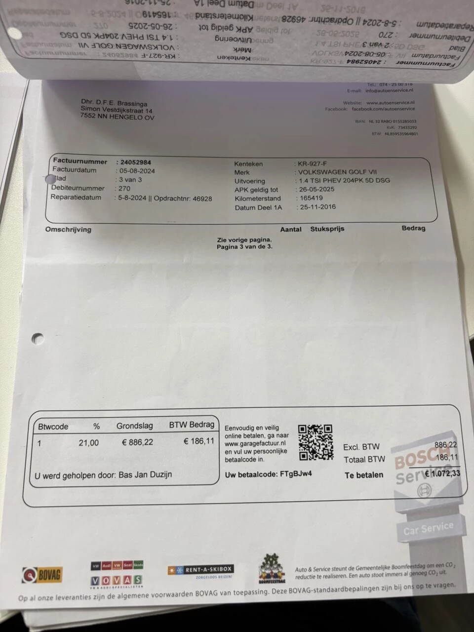 Hoofdafbeelding Volkswagen Golf
