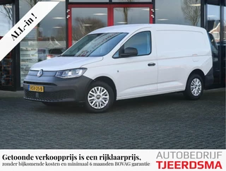 Volkswagen Caddy Cargo Maxi 2.0 TDI Economy Business | L2 | Trekhaak | Climate Control | Parkeersensoren | Apple Carplay | Android Auto | Vloerplaat | Wandbekleding |