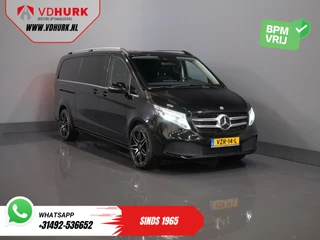 Mercedes-Benz V-Klasse 300d Aut. XL L3 Avantgarde Edition DC Dubbel Cabine BPM VRIJ! 2xElek.Schuifdeur/ Leder/ LED/ Standkachel/ Carplay/ Afn.Trekhaak/ Stoelverw./ Alarm III/ Navi/ Camera/ PDC/ Cruise/ 19” LMV