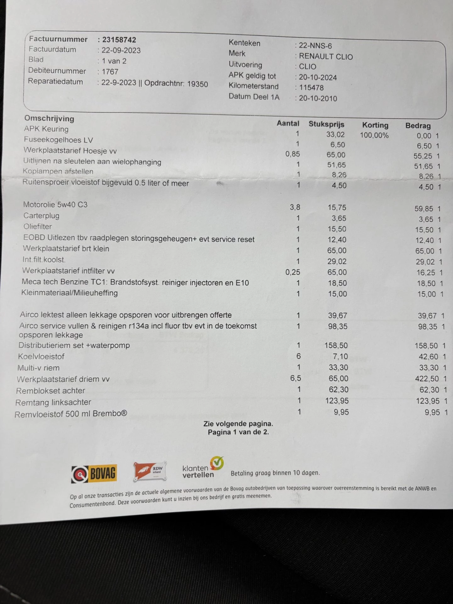 Hoofdafbeelding Renault Clio