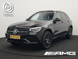 Mercedes-Benz GLC 300e 4MATIC AMG Night Plug In Hybrid 320pk PHEV | Panodak | Alcantara Sportstoelen Verwarmd | L.M. 20" | Virtual | Sfeerverlichting | Navigatie | Apple Carplay | Camera | DAB |