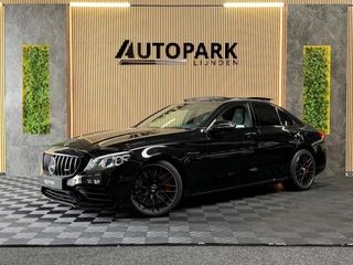 Mercedes-Benz C-klasse AMG 63 S |PANO|360 CAM|STOELVERKOELING|HUD|BURMESTER|MEMORY|SFEERVERLICHTING|DEALERONDERHOUDEN|VOL!