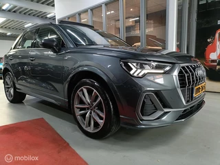 Audi Q3 40 TFSI quattro 3X SLINE  S-TRONIC PANORAMA  VIRTUAL LEER LED ELEC. ACHTERKLEP CAMERA