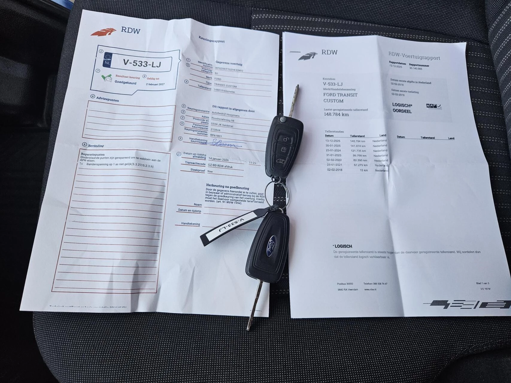 Hoofdafbeelding Ford Transit Custom