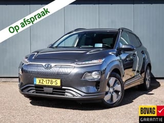 Hyundai Kona EV Premium 64 kWh (204 PK) 1e-Eig, Hyundai-Dealer-Onderh, 12-Mnd-BOVAG. NL-Auto, Leer, Navigatie/Apple-Carplay/Android-Auto, Keyless-Entry/Start, Adaptive-cruisecontrol, Head-Up, Achteruitrijcamera, Parkeersensoren-V+A Stuurverwarming, Voorstoelen-Gevent., Privacy-Glas