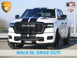 Hoofdafbeelding Dodge Ram 1500 Dodge Ram 1500 | Laramie | Premium Night | 3.0L I6 Hurricane | Crew Cab | 4X4 | Niveau regeling | 14,4-inch Touchscreen | LPG | INCL BPM-VOORDEEL | Getoonde accessoires zijn verkrijgbaar tegen meerprijs