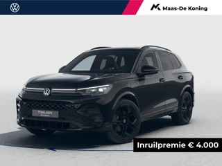Hoofdafbeelding Volkswagen Tiguan Volkswagen Tiguan R-Line Edition 1.5 eHybrid 204 pk 6 versn. DSG · Black Style Pakket · Comfort Pakket · Trekhaak inklapbaar, met elektrische ontgrendeling, incl. aanhangermanoeuvreerhulp Trailer Assist · Prijs is inclusief inruilpremie