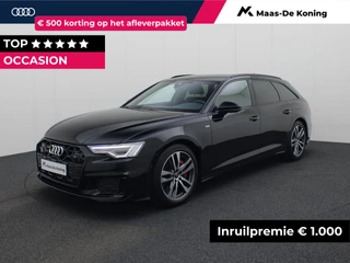 Hoofdafbeelding Audi A6 Audi A6 Avant 55 TFSIe 270kW/367PK quattro S Line · Navigatie · Apple Car Play · Camera · Trekhaak · Zwart optiek · TOPDEAL