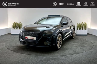 Hoofdafbeelding Audi Q4 Sportback e-tron Audi Q4 e-tron Sportback 45 S Edition 286pk 82 kWh | SoH 101% | Panoramadak, Trekhaak Zwenkbaar, Warmtepomp |