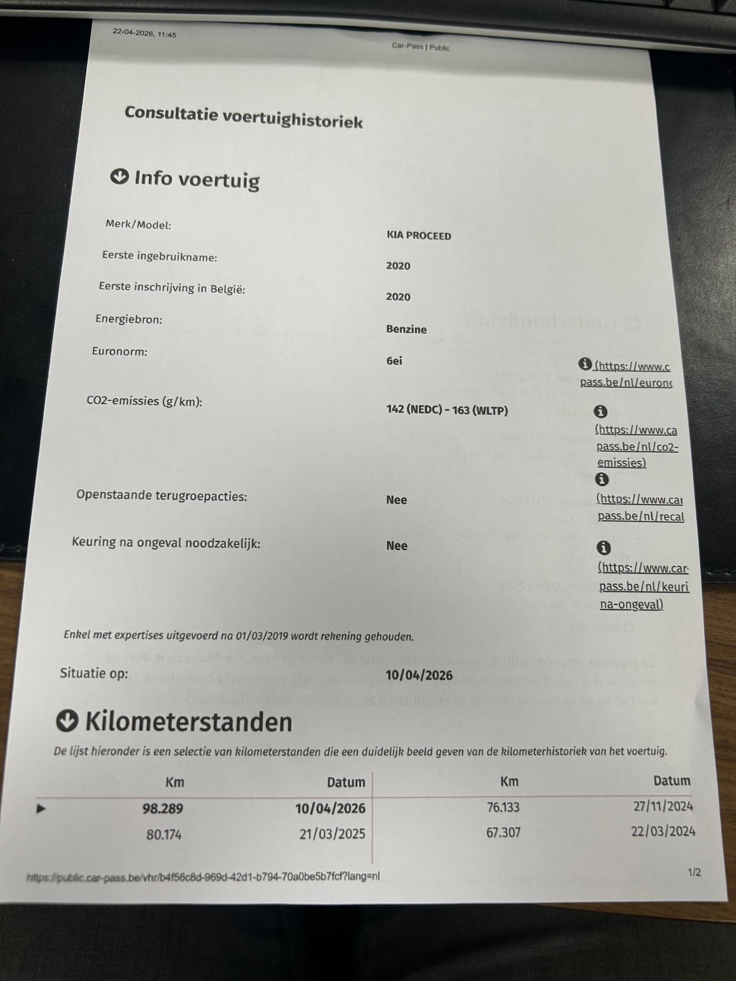 Hoofdafbeelding Kia ProCeed