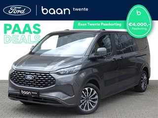 Ford Tourneo Custom 2.5 Plug-IN Hybrid 233 PK L2H1 Titanium X | Adaptieve Led Koplampen | Trekhaak Wegklapbaar | Blis | Adaptieve Cruise. | Camera | Uit Voorraad Leverbaar