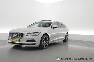 Hoofdafbeelding Volvo V90 Volvo V90 2.0 T6 AWD Business Pro | Pano | Elek. Trekhaak | Adapt. Cruise | 4x Stoelverw. | Memory | Camera | Keyless | 18''
