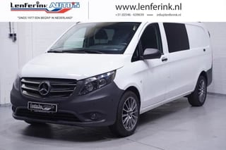 Mercedes-Benz Vito 116 CDI 163 pk L3 Dubbel Cabine Navi, Camera 18" LMV, Dakrails, Airco, Cruise control, PDC V+A, 5-Zits