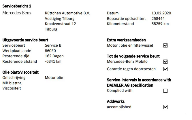 Hoofdafbeelding Mercedes-Benz A-Klasse