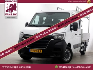 Renault Master T35 2.3 dCi 135pk L2 D.C. Open Laadbak Airco/Navi 05-2020