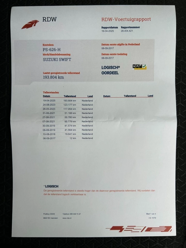 Hoofdafbeelding Suzuki Swift