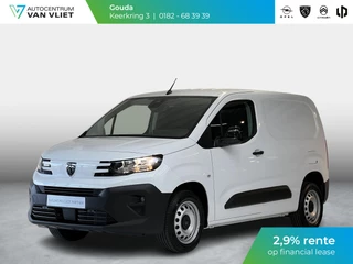 Peugeot Partner L1 100 Pk. | 2,9% rente | navi incl. Apple Carplay | camera | digitale binnenspiegel | dodehoek detectie | parkeersensoren | 3-zitter | rijklaarprijs