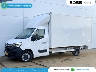 Hoofdafbeelding Renault eMaster Renault eMaster ZE 75PK 100% Elektrisch 57kWh 193km WLTP LED Airco Cruise Control Bakwagen Meubelbak Koffer Laadkabel