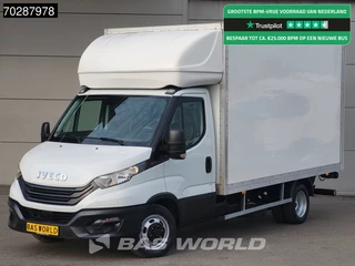 Iveco Daily 35C16 3.0L Laadklep Dubbellucht Bakwagen Airco Cruise Camera Euro6 Meubelbak Koffer 20m3 Airco Cruise control