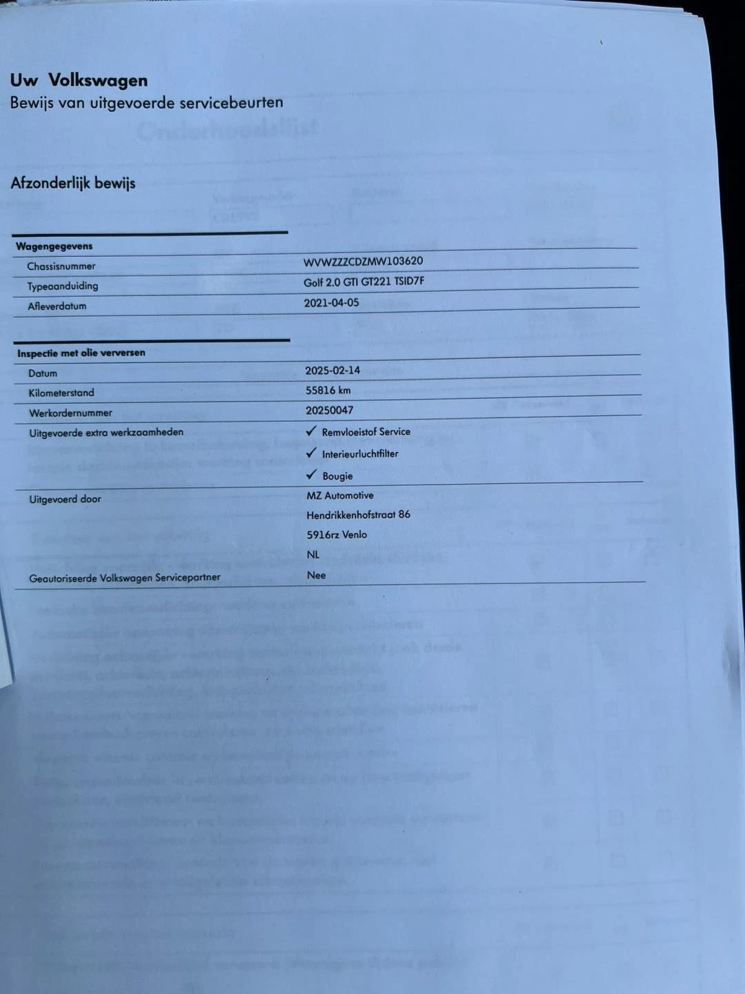 Hoofdafbeelding Volkswagen Golf