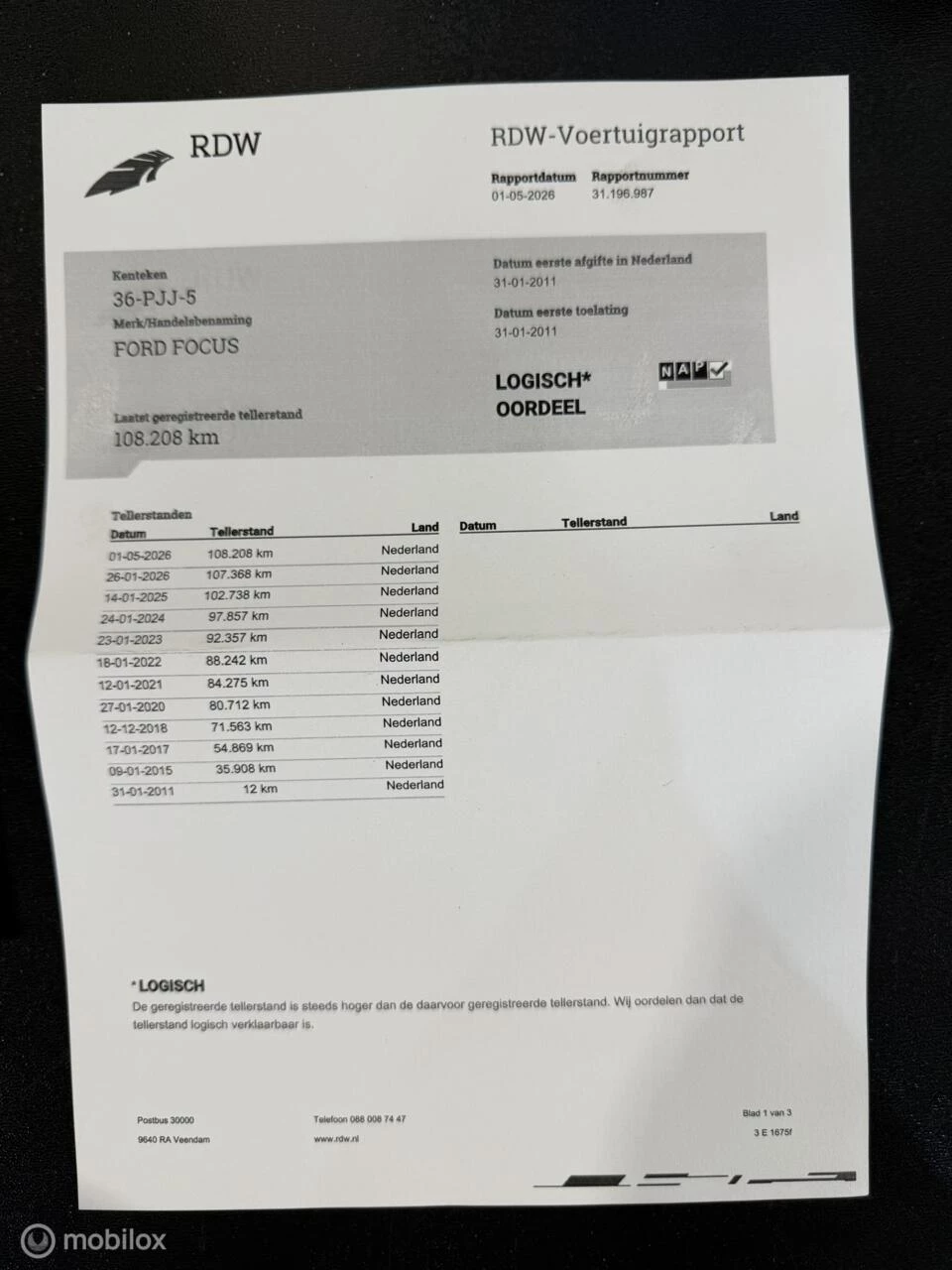 Hoofdafbeelding Ford Focus