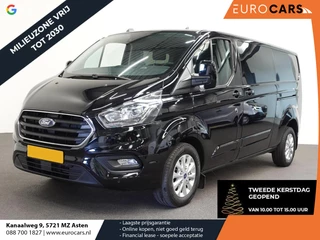 Ford Transit Custom 300 2.0 TDCI L2H1 Limited Dubbele Cabine Navi Airco 2 Schuifdeuren Trekhaak PDC Carplay DAB