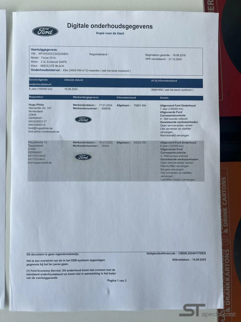 Hoofdafbeelding Ford Focus