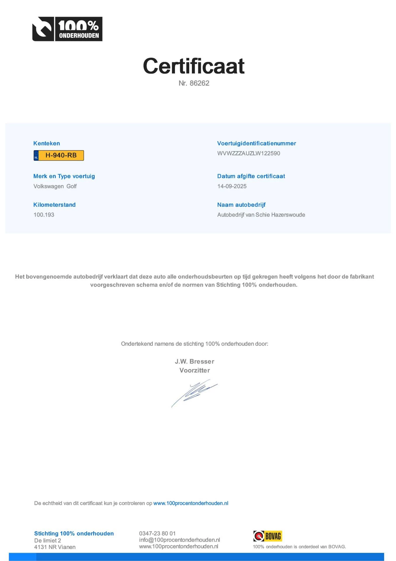 Hoofdafbeelding Volkswagen Golf