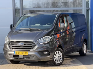 Ford Transit Custom 300 L2H1 2.0 TDCI 170pk Limited DC | Camera | Trekhaak | Bijrijdersstoel | 2x schuifdeur | Voorruitverw.