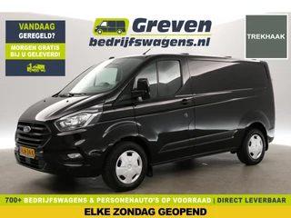 Ford Transit Custom 320 2.0 TDCI L1H1 Airco Cruise Trekhaak Parkeersensoren 3 Persoons Elektrpakket