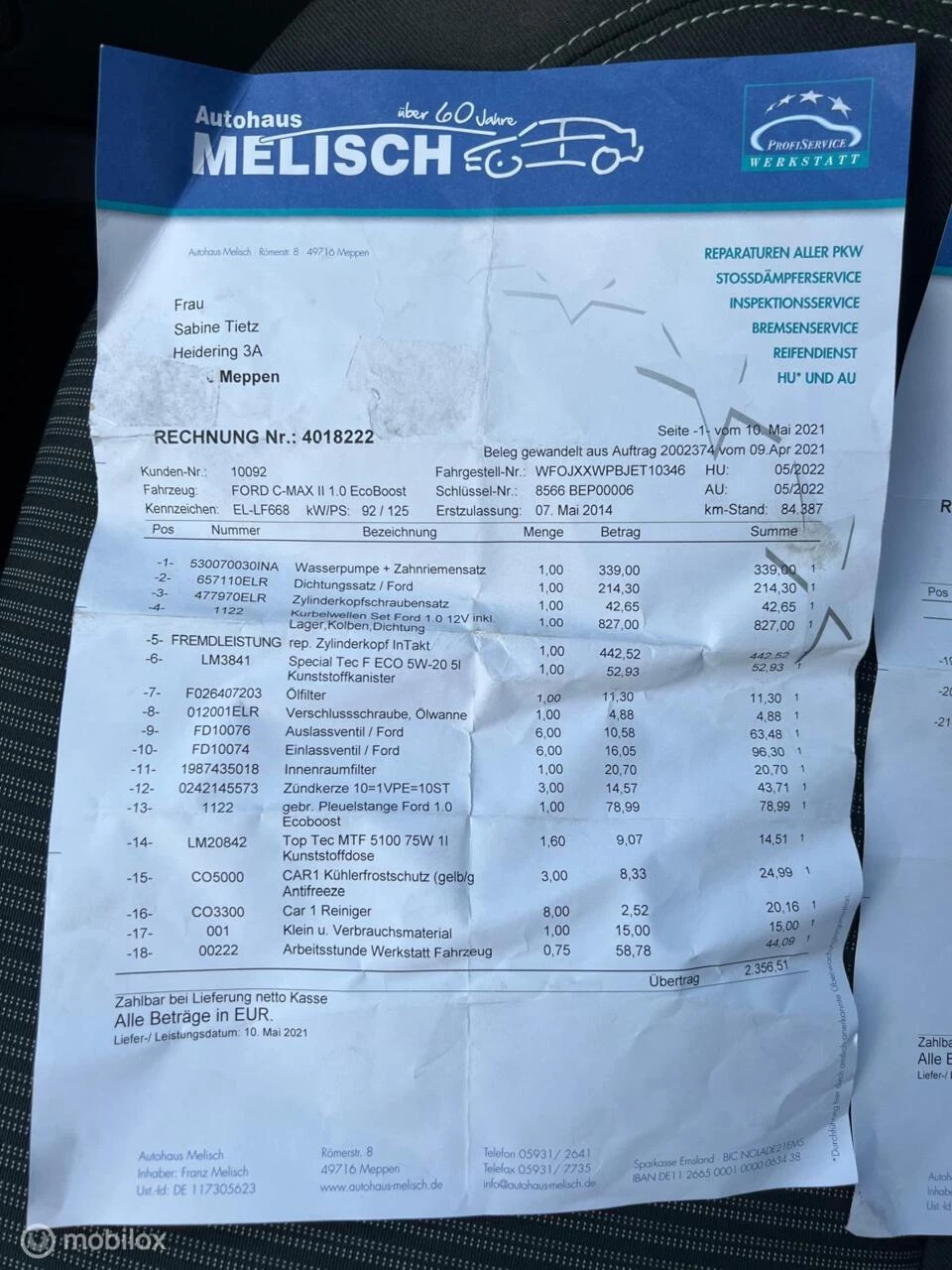 Hoofdafbeelding Ford C-MAX