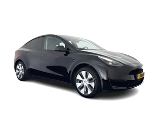 Hoofdafbeelding Tesla Model Y Tesla Model Y RWD 58 kWh [ 3-Fase-11kW ] {SOH-91%} (INCL-BTW) Aut. *PANO | LEATHER | AUTO-PILOT | NAVI-FULLMAP | MATRIX-LED | KEYLESS | CAMERA | DAB+ | HEATED-COMFORTSEATS | PRIVACYGLASS | TOPVIEW | TOWBAR | 19''ALU*