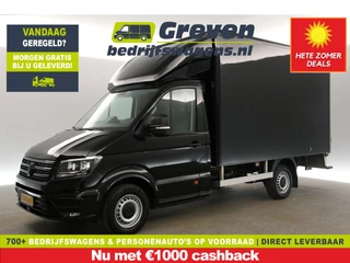 Volkswagen Crafter 35 2.0 TDI 140PK Bakwagen | L 3.80m | Camper Ombouw | Verhuiswagen | Airco Camera Carplay Cruise Laadbak Achterdeuren Treeplank