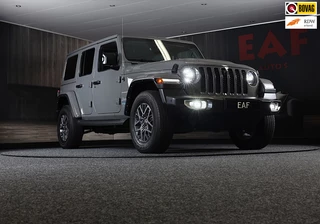 Hoofdafbeelding Jeep Wrangler Jeep Wrangler Unlimited 4xe 380 Sahara / 360 Camera / Leder / Navi / Ecc / Elek Pakket / Led / Pdc / 18 Inch / TOPSTAAT