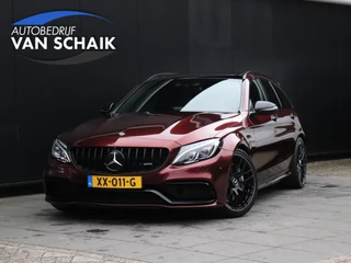 Mercedes-Benz C-klasse Estate AMG 63 | SCHAALSTOELEN| LEDER | PANO-DAK | BURMESTER | HEAD-UP | CRUISE | STOELVERW. | MEMORY | 360 CAMERA