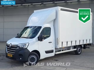 Renault Master 165PK Laadklep Schuifzeilen Airco Cruise Bakwagen Meubelbak Zeilenwagen Plane Airco Cruise control