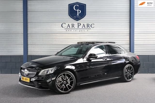 Mercedes-Benz C-klasse 200 AMG Line LED/VIRTUAL/SFEER/PANORAMADAK/LEER+S.VERWARMING+MEMORY/LMV/CAM/LINE/ACC/ECC/12 MDN GARANTIE!