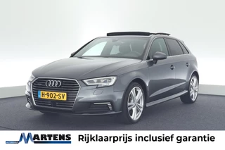 Audi A3 Sportback 40 e-tron 204pk S-Line Trekhaak Keyless Stoelverwarming Panoramadak Navigatie