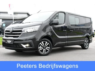 Hoofdafbeelding Renault Trafic Renault Trafic 2.0 dCi EDC 170 L2H1 Extra DC PB Edition Cruise, Camera, Carplay, Stoelverwarming, 2 x Schuifdeur, Automaat, Sensoren, Trekhaak, Clima, BOM VOL!