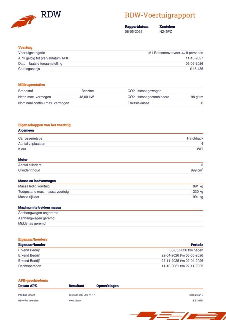 Hoofdafbeelding Volkswagen up!