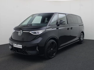 Volkswagen ID. Buzz GTX Elektromotor 250 kW (340 pk) · 7-zits pakket · Assistance pakket plus · Design pakket plus · Multimedia pakket plus · Open & close pakket plus · Trekhaak, elektrisch uitklapbaar, mechanisch inklapbaar ·