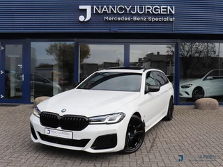 BMW 5 Serie Touring 530i xDrive | M-Sport | Pano | Luchtvering | 4 Wiel Besturing | Leer | Ambiente | 20" M Velgen | 4-Zone Climate | Elektr. Kofferbak | Laser LED | Adaptive Cruise Stop & Go | Keyless Go |