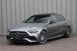 Mercedes-Benz C-Klasse 200 AMG | Pano | Burmester | Sfeerverlichting | Distronic | Keyles-go | Memory | Carbon | Digital-light | NL-auto 2021.