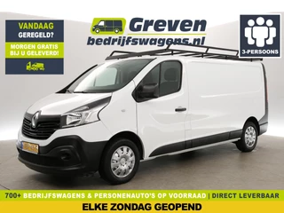 Renault Trafic 1.6 dCi T29 L2H1 | Airco | Cruise | Navigatie | 3 Persoons | Parkeersensoren | Imperiaal | Trekhaak
