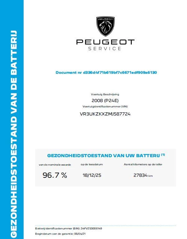 Hoofdafbeelding Peugeot e-2008