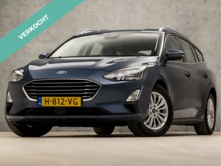 Ford Focus Wagon 1.0 EcoBoost Titanium Business Automaat (APPLE CARPLAY, GROOT NAVI, STUUR/STOELVERWARMING, ADAPTIVE CRUISE, SPORTSTOELEN, CAMERA, KEYLESS, TREKHAAK, NIEUWSTAAT)