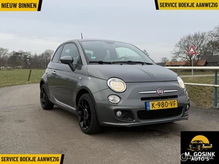 Zeer nette Fiat 500 1.2 Lounge leder airco apk nieuw