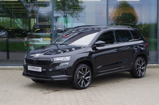 Škoda Karoq 1.5 TSI 150 PK ACT Automaat Sportline BNS, LED koplampen, Elek. Trekhaak, 4 x Stoelverarming, 19" LM Velgen