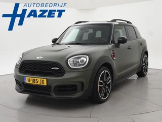 MINI Countryman JCW 2.0 JOHN COOPER WORKS 231 PK ALL4 AUT. MAT GROEN + PANORAMA | CAMERA | HEAD-UP | HK | LEDER | STOELVERW.